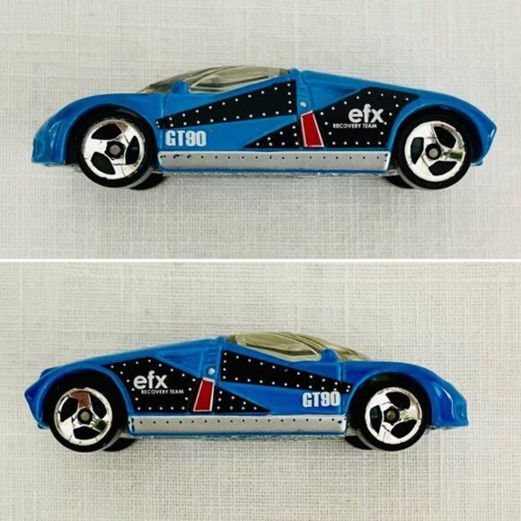 Hot Wheels 1997 Mattel Ford GT90 Blue Efx Recovery Team Die Cast Car Collectible - Picture 5 of 6